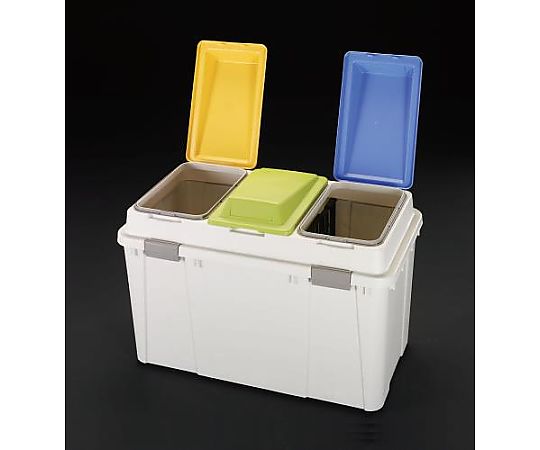 エスコ 780x460x645mm ダストボックス(3分別) EA995A-32 1個(ご注文単位1個)【直送品】