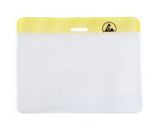 DESCO 静電対策ネームカードホルダー 近接リーダー用 横型 100mm×78mm 35015 1個 (ご注文単位1個)【直送品】