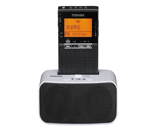 東芝 ドック付ポケットラジオ TY-SPR8(KM) 1個（ご注文単位1個）【直送品】