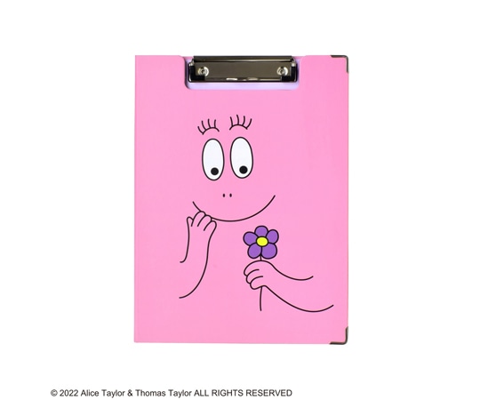 セントレディス バーバパパ クリップボード ピンク/パープル ST-ZBP0008 1個(ご注文単位1個)【直送品】
