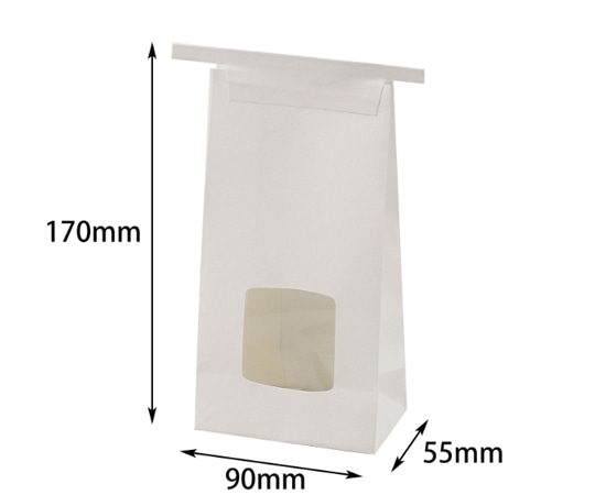 ヤマニパッケージ 紙袋 キャンディーパック ホワイト S 200枚 YOH-413 1ケース（ご注文単位1ケース）【直送品】