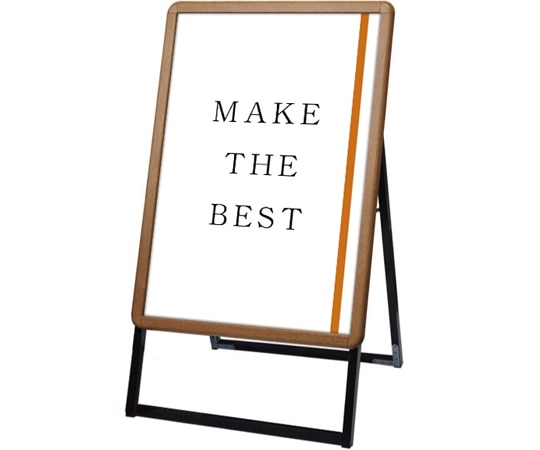 常磐精工 ポスターグリップスタンド看板 屋外用 A1 片面 木目 PGSK-A1KM-G 1台（ご注文単位1台）【直送品】