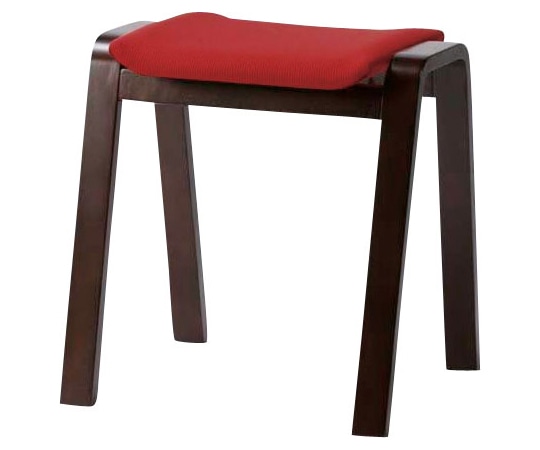 東谷 スタッキングスツール レッド TSC-117RD 1個（ご注文単位1個）【直送品】