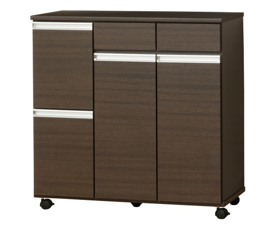 クロシオ ダイニングダストボックス4D ブラウン 23715 1個（ご注文単位1個）【直送品】