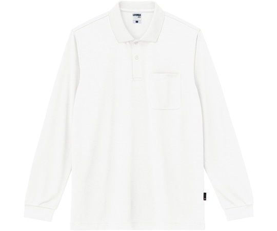 ボンマックス 4.3オンスドライロングスリーブポロシャツ(ポリジン加工)MS3123 ホワイト 5L 1枚(ご注文単位1枚)【直送品】