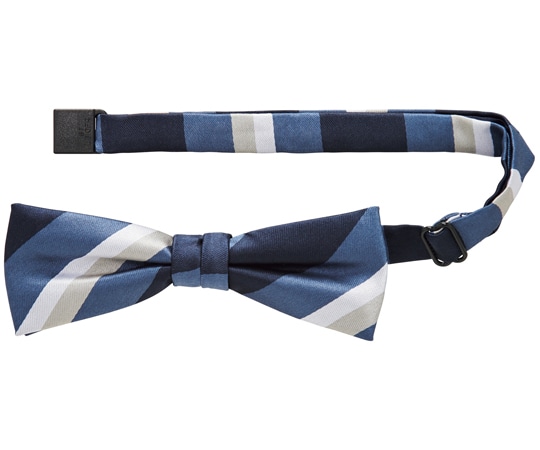 ボンマックス 蝶タイ ネイビー×グレー FA9219 1枚（ご注文単位1枚）【直送品】