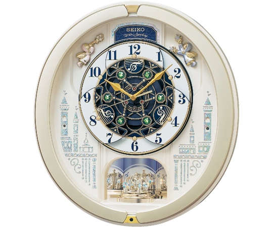 セイコー 電波からくり時計 443×405×98mm 薄金色 RE579S 1個(ご注文単位1個)【直送品】