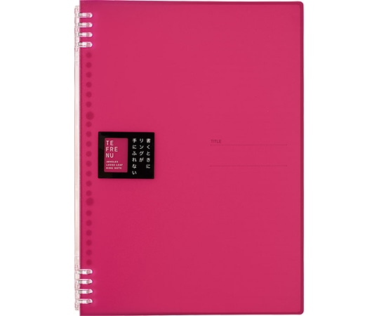 キングジム リングノート テフレーヌ A4 ピンク 9856TTE 1冊(ご注文単位1冊)【直送品】