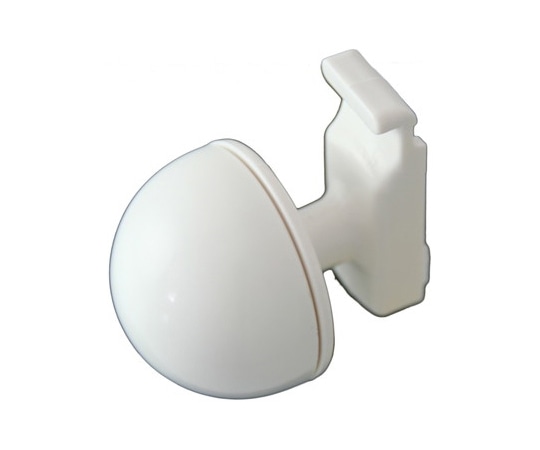 ハイロジック フックレール用ハンガーフック丸 ホワイト 58230 1個(ご注文単位1個)【直送品】