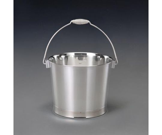 エスコ 20L バケツ(目盛り付/ステンレス製) EA508S-4 1個(ご注文単位1個)【直送品】