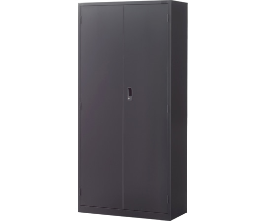 生興 A4判対応書庫ASK ブラック H1860mm 下置用 両開き W880 ASK-36H 1台(ご注文単位1台)【直送品】