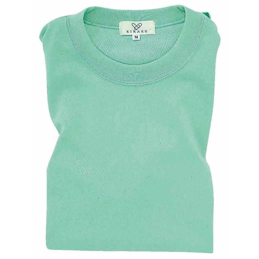 KIRAKU(トンボ) Tシャツ ミント 4L(身丈82cm) CR003-40 4L 1枚(ご注文単位1枚)【直送品】
