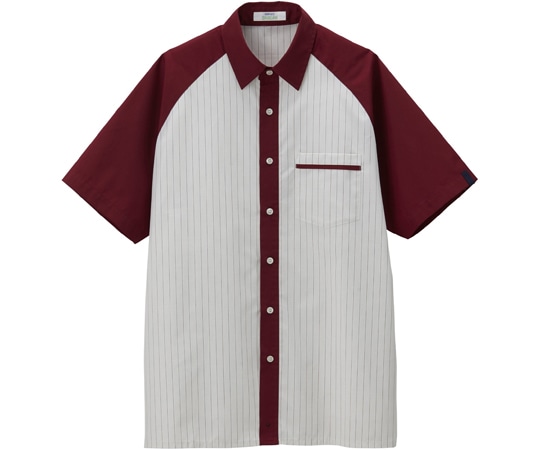 カーシーカシマ CAREAN 半袖シャツ VARIETY SHIRT 010-1 ワイン LL CSY010 1枚（ご注文単位1枚）【直送品】