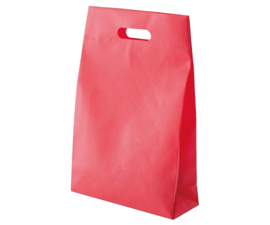 三和 不織布小判抜きマチ付バッグ イタリアンレッド 1ケース(200枚入) SW4328-27 1ケース（ご注文単位1ケース）【直送品】