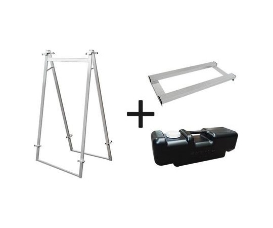 常磐精工 アルミフリーイーゼル800両面 ウエイトアーム・水タンクセット AFEZ800R-3SET 1個（ご注文単位1個）【直送品】