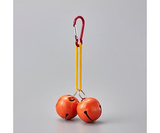 アズワン 熊よけ鈴(カラビナ付) EA864CY-12 1個(ご注文単位1個)【直送品】