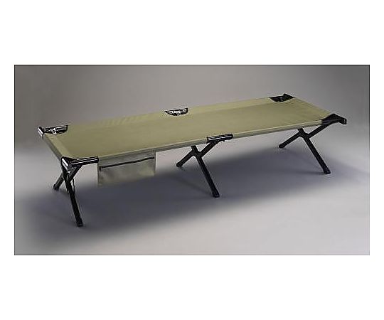 エスコ 2020x760x 490mm ベッド(ポータブル/OD色) EA913YG-10 1個（ご注文単位1個）【直送品】