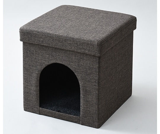 山善(YAMAZEN) ペットハウス&収納スツール シングル ブラウン PSS-38(BR) 1個(ご注文単位1個)【直送品】