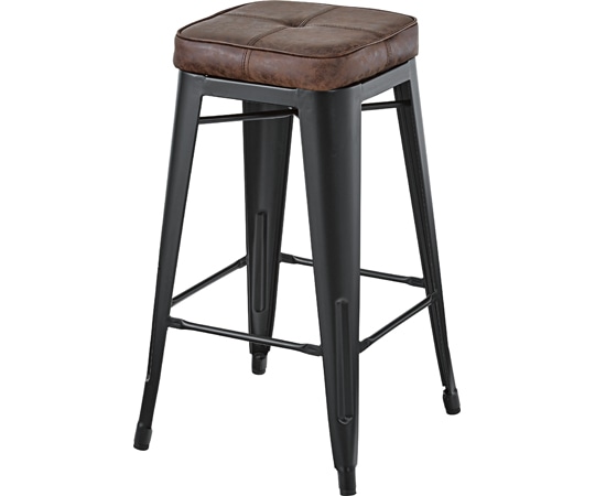 東谷 ハイスツール ブラウン PC-252BR 1個（ご注文単位1個）【直送品】