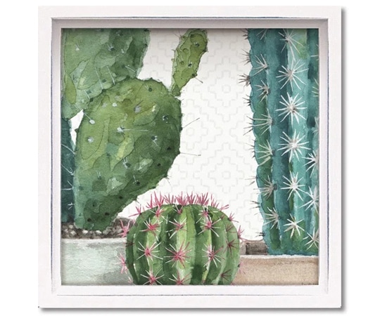 ユーパワー ロハス ミニアートフレーム リサ オーディット｢ミックス グリーン9｣ LA-01280 1個（ご注文単位1個）【直送品】