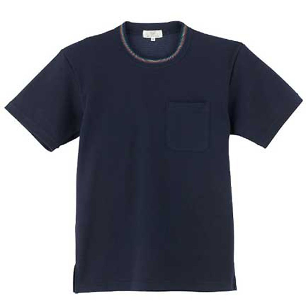 KIRAKU(トンボ) Tシャツ ネイビー 4L(身丈80cm) CR112-88 4L 1枚(ご注文単位1枚)【直送品】