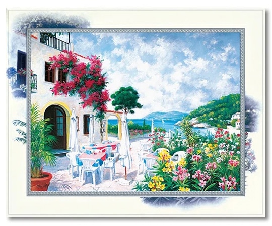 ユーパワー ビッグアート ピーター モッツ｢オーシャン テラス(Lサイズ)｣ BA-10056 1個（ご注文単位1個）【直送品】