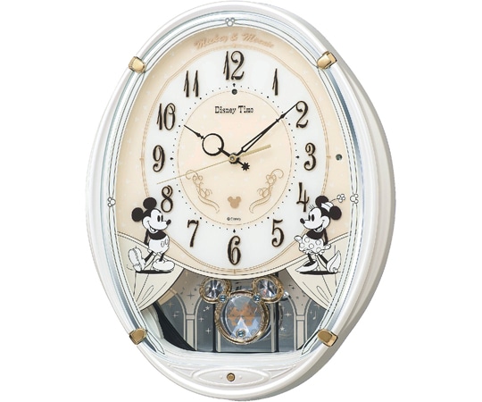 セイコー ディズニー 電波アミューズ時計 392×310×73mm 白 FW579W 1個(ご注文単位1個)【直送品】
