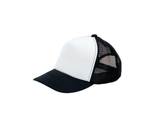 LIFEMAX アメリカンキャップ ブラック/ホワイト フリー MC6615-26 1個（ご注文単位1個）【直送品】