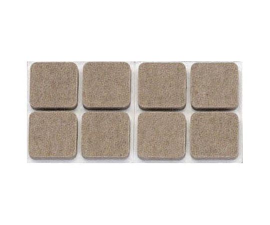 エスコ 25x25x4mm 硬質フェルト(粘着付/8個) EA979AB-15 1pk(ご注文単位1pk)【直送品】