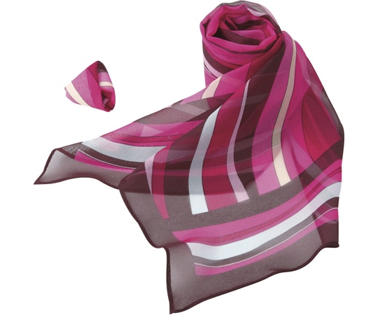 カーシーカシマ ENJOY スカーフ 601-9 ピンク EAZ601 1枚（ご注文単位1枚）【直送品】