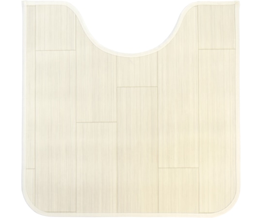 三愛繊維 拭けるマットシリーズ ホワイトアッシュ トイレマット 600×600mm(ミニ)  1個(ご注文単位1個)【直送品】