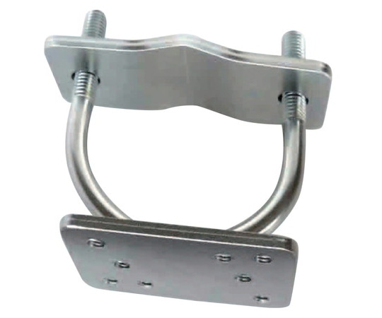 ハイロジック 鋼管用ブラケットベース φ43用 58821 1個(ご注文単位1個)【直送品】