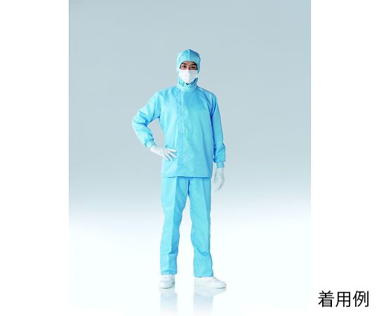 東洋リントフリー 異物混入対策上着 青 4L FD213C-02 4L 1枚 (ご注文単位1枚)【直送品】