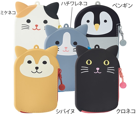 LIHITLAB SMART FIT PuniLabo パスポーチ クロネコ A7784-3 1個(ご注文単位1個)【直送品】