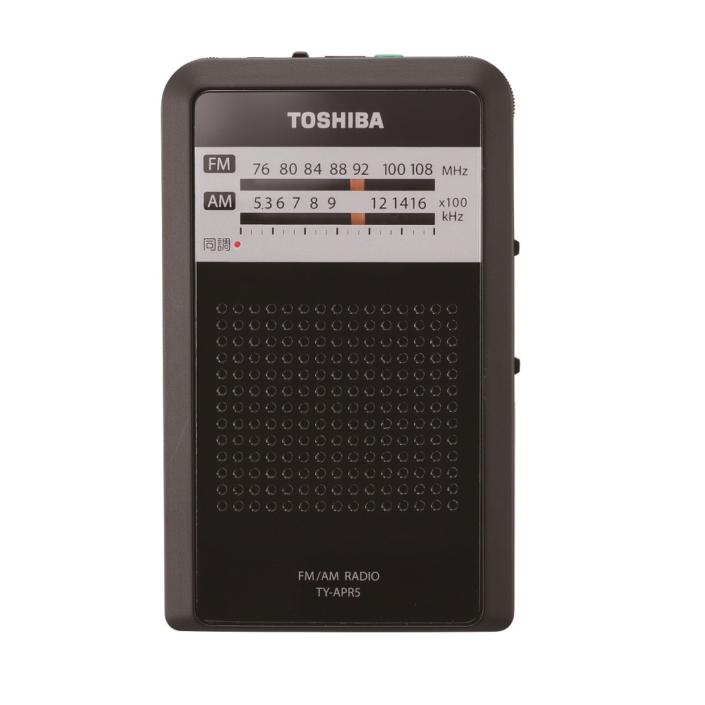 東芝 ポケットラジオ TY-APR5(K) 1個（ご注文単位1個）【直送品】
