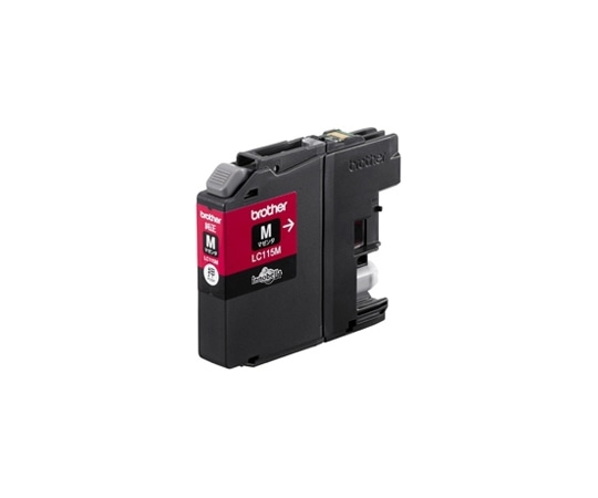 ブラザー インクカートリッジ大容量タイプ(マゼンタ) LC115M 1個(ご注文単位1個)【直送品】
