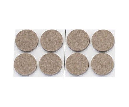 エスコ φ22x4mm 硬質フェルト(粘着付/8個) EA979AB-11 1pk(ご注文単位1pk)【直送品】