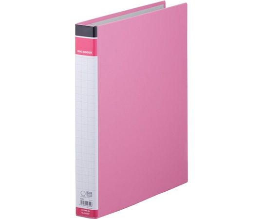 キングジム リングバインダー ピンク 668BF 1冊(ご注文単位1冊)【直送品】