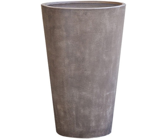 クレイ プランター TERRA-MENT Tall Round 46(テラメント トールラウンド)D 910-227-811 1個(ご注文単位1個)【直送品】