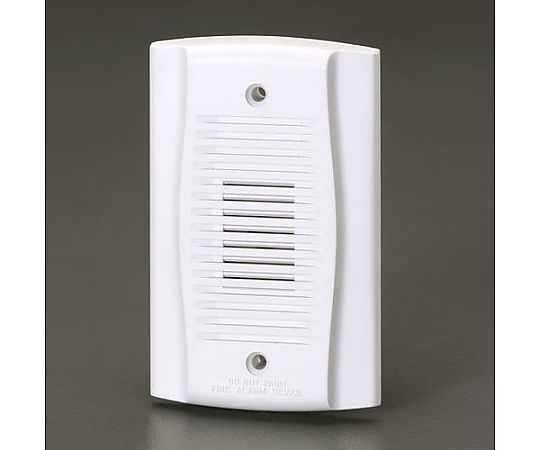 エスコ DC12/24V 小型電子サイレン(ホワイト) EA864EF-22 1個(ご注文単位1個)【直送品】