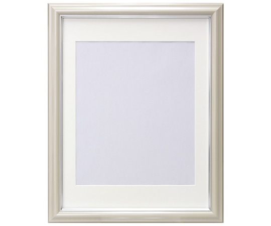 万丈 Vカラー肖像額 八〇判 アイボリー VSC-H-IV 1個(ご注文単位1個)【直送品】