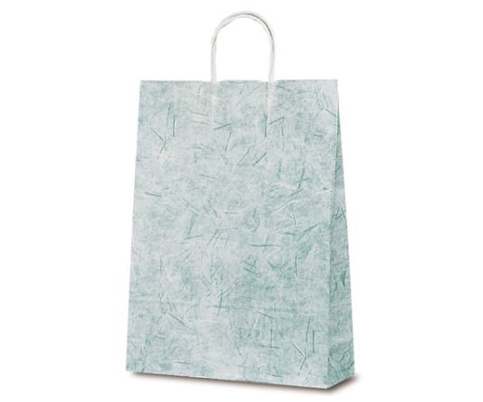 ベルベ 紙袋 自動紐手提袋 T-8 彩流(緑) 200枚 1826 1ケース（ご注文単位1ケース）【直送品】