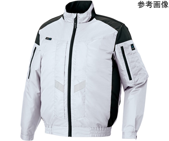 アイトス 長袖ブルゾン(空調服?)男女兼用 シルバーグレー 6L AZ-50299-003-6L 1着(ご注文単位1着)【直送品】
