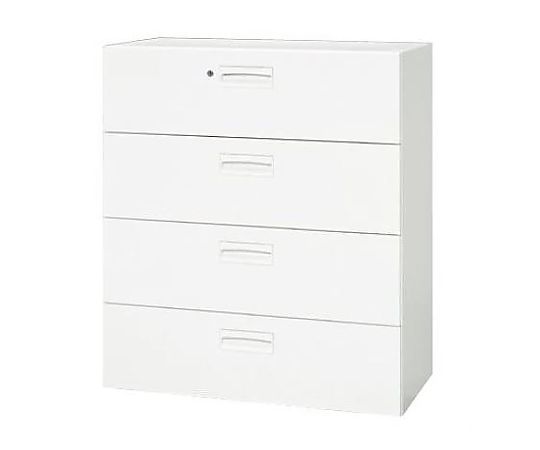 エスコ 900x450x1030mm/ 4段 キャビネット EA954DJ-36 1台(ご注文単位1台)【直送品】