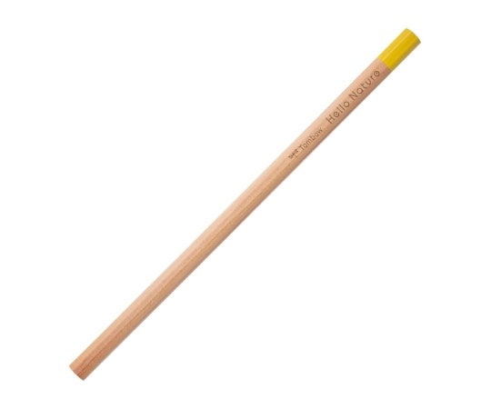 トンボ鉛筆 ハローネイチャー 色鉛筆 単色 きいろ 1箱(6本入) CB-KHN03 1箱(ご注文単位1箱)【直送品】