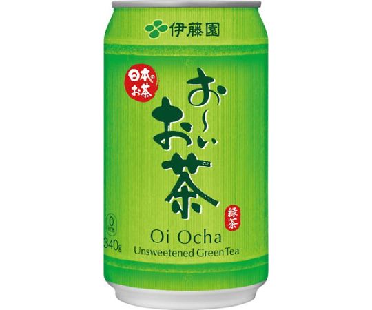 伊藤園 缶おーいお茶緑茶 340g 24本 8937 1ケース※軽（ご注文単位1ケース）【直送品】
