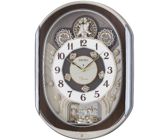 セイコー 電波からくり時計 465×337×99mm RE578B 1個(ご注文単位1個)【直送品】