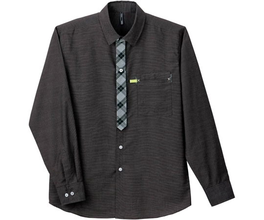 カーシーカシマ CAREAN 長袖シャツ CHECK SERIES ブラウン LL CWY123 1枚（ご注文単位1枚）【直送品】