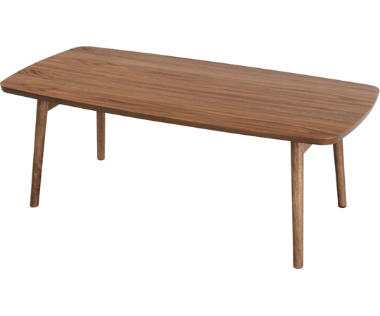 東谷 トムテ フォールディングテーブル ブラウン TAC-229WAL 1個(ご注文単位1個)【直送品】