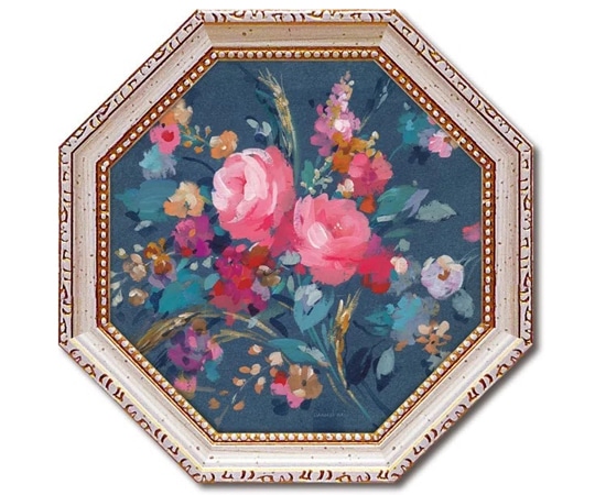 ユーパワー 八角 ミニゲル アートフレーム ダンフイ ナイ｢ジョイフル ブーケ｣ DN-02568 1個（ご注文単位1個）【直送品】